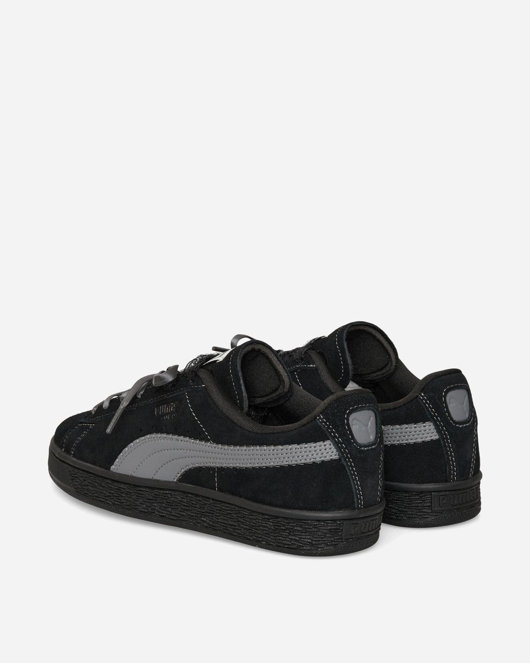 PUMA Black Women S Suede Bloom Sneakers / Slate Sky