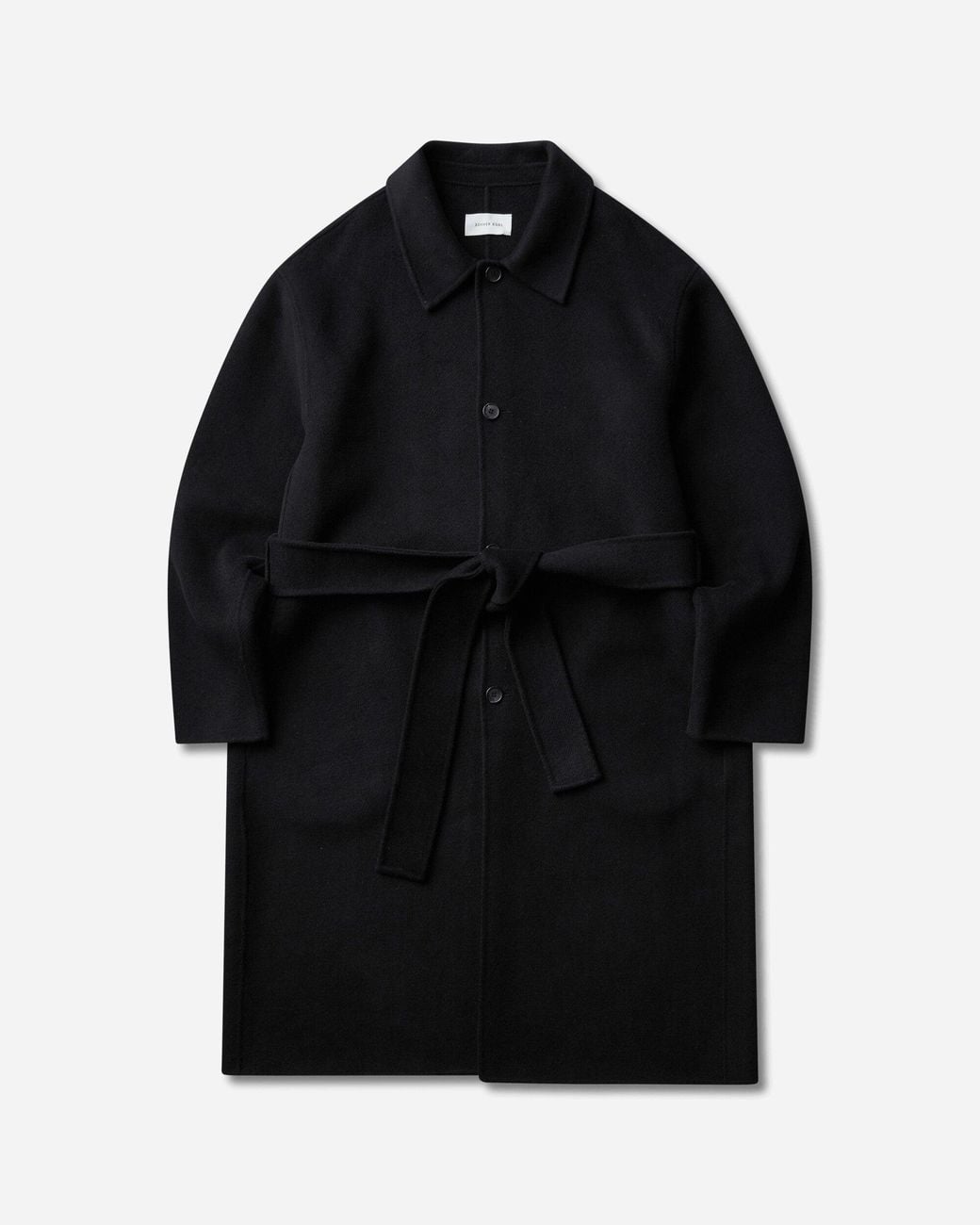 BERNER KUHL Black S Naval Coat Woolcash for men