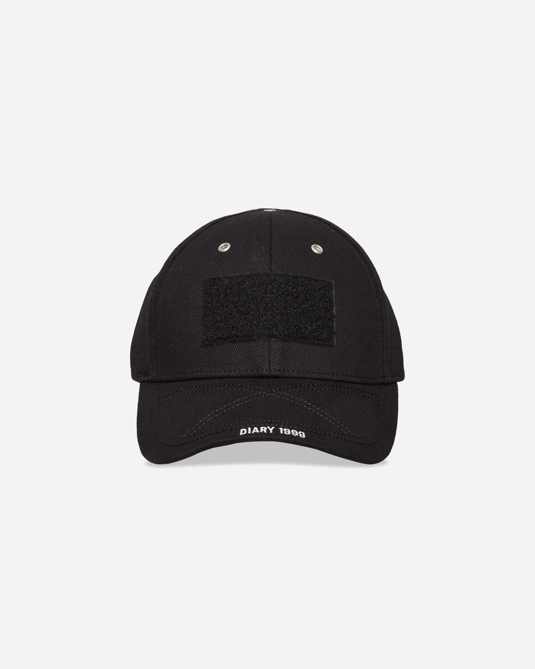 DIARY 1999 Black Eyelet Cap for men