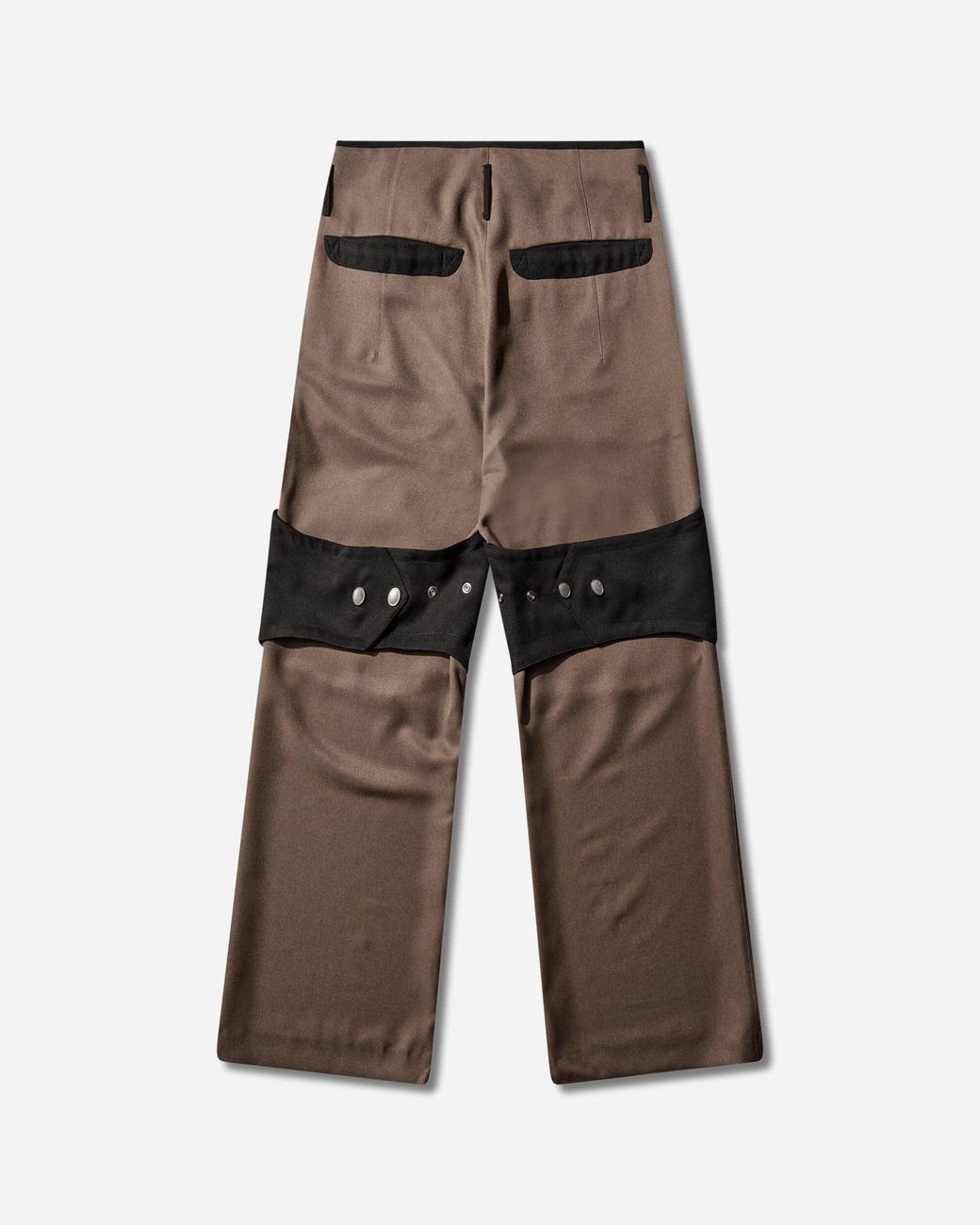 Kiko Kostadinov Natural Men S Orvos Trousers Sepia / Coal Black for men