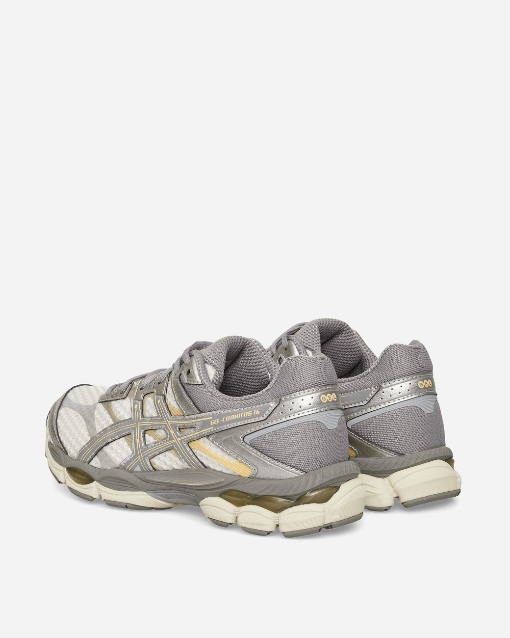 Asics White Gel-Cumulus 16 Sneakers Cream Clay for men