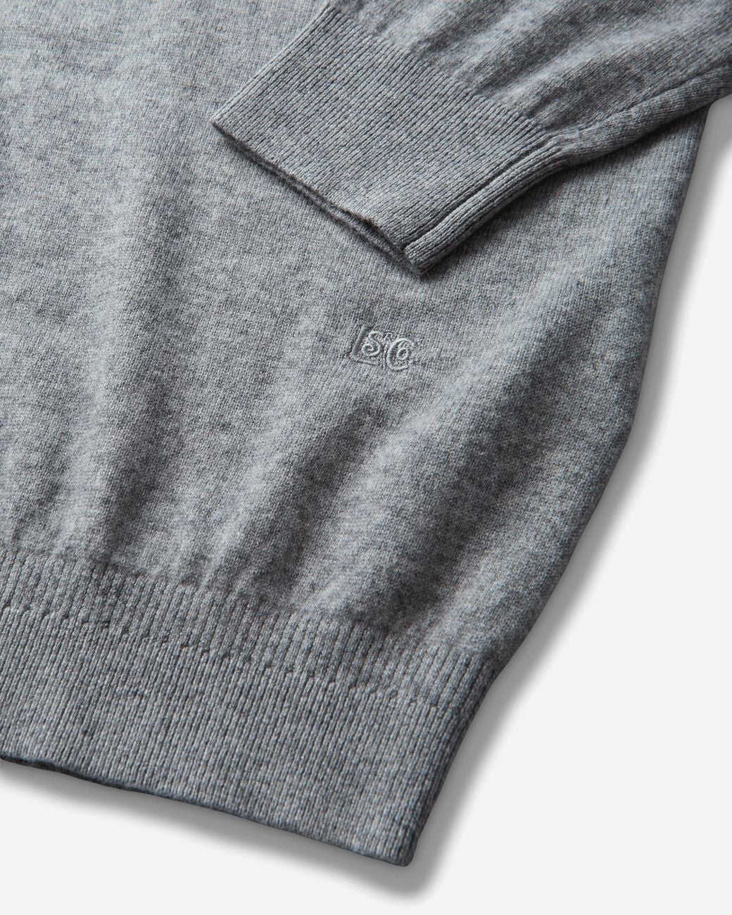 Levi's Gray Men S Blue Tab Cashmere Sweater Stone for men