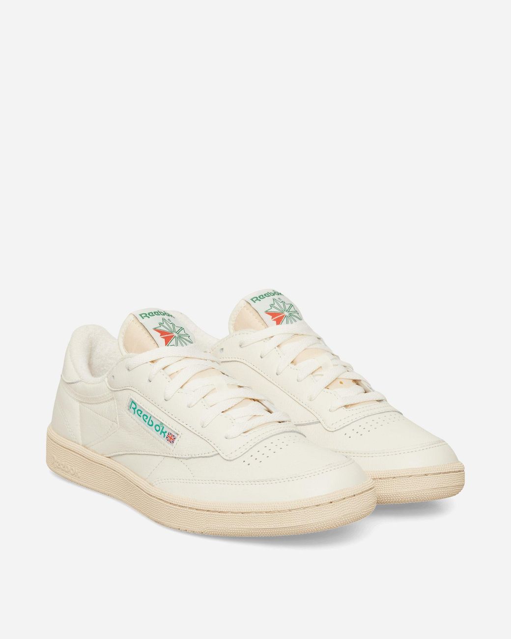 Reebok Club C 85 Vintage Sneakers Chalk / Paper White / Glen Green for men
