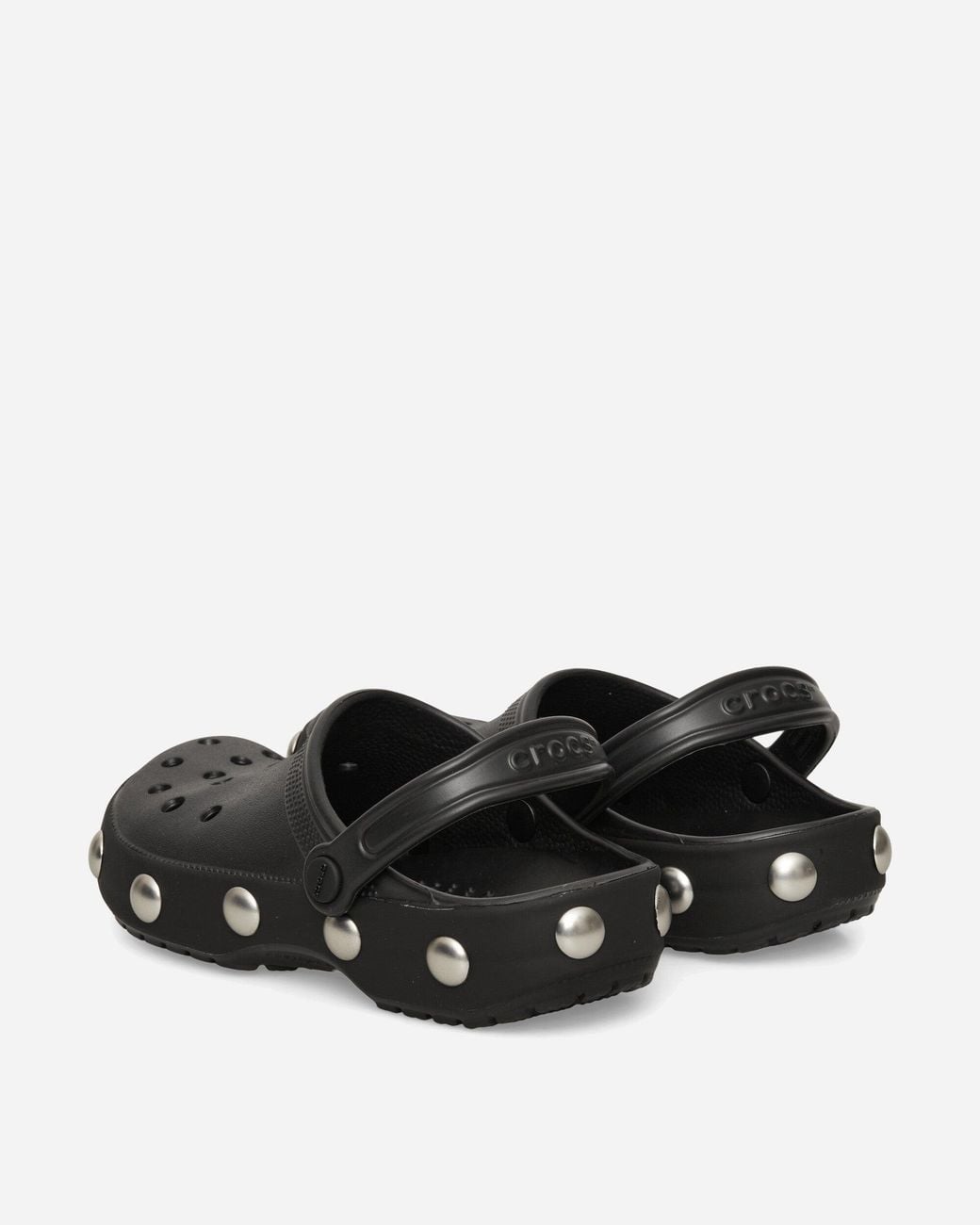 CROCSTM Black Classic Big Studded Clogs for men