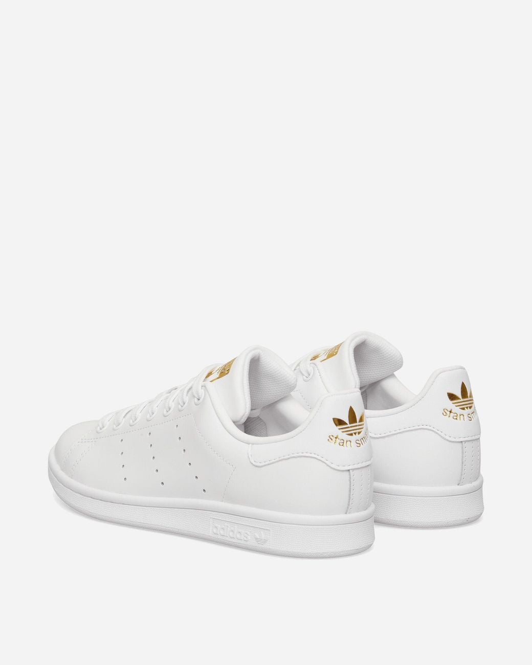 Adidas White Stan Smith Sneakers Cloud Metallic for men
