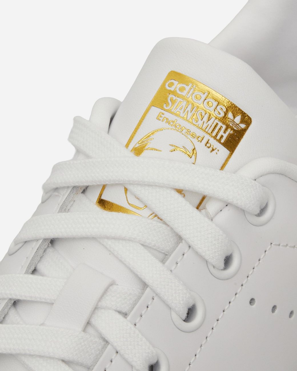 Adidas White Stan Smith Sneakers Cloud Metallic for men
