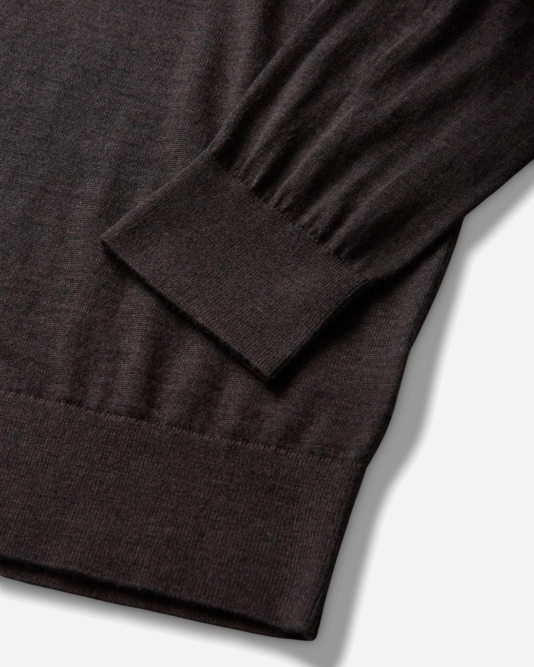 BERNER KUHL Black S Wool Polo Chocolate for men