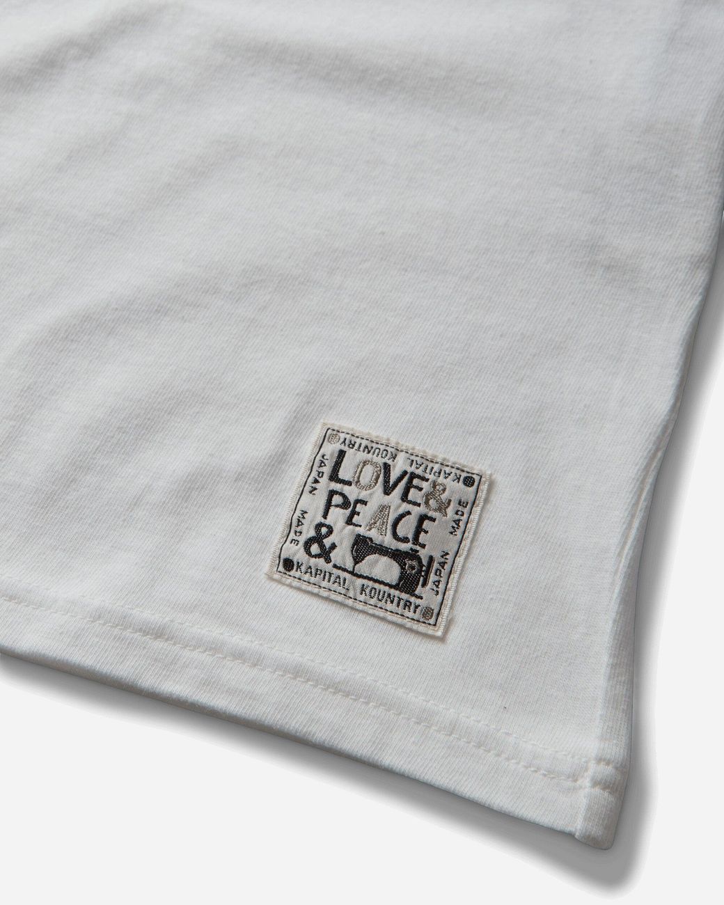 Kapital Gray S 20/-Jersey Crew Longsleeve T-Shirt (Peckish Kap) for men
