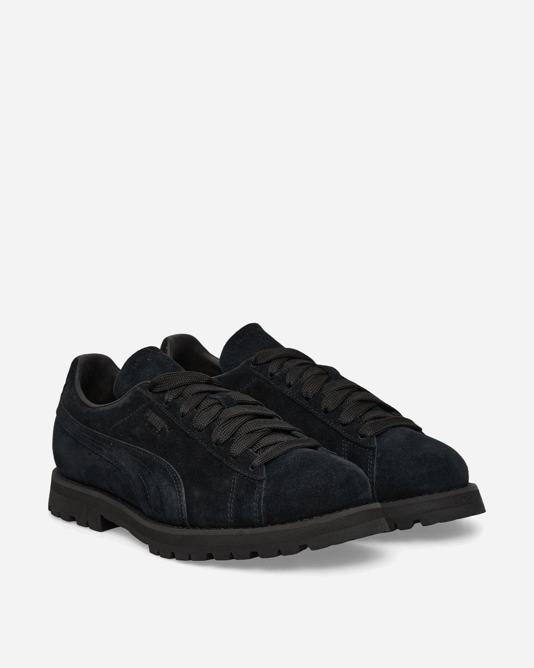 PUMA Black Suede Vibram Sneakers for men