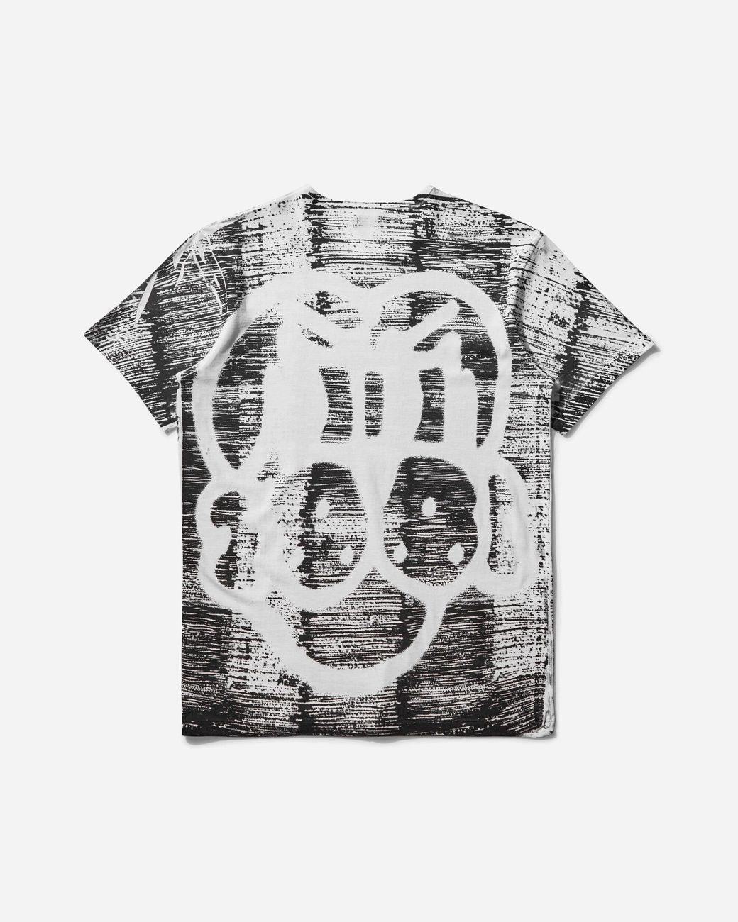 Chio Gray Men S Knock Out Pup T-shirt / White for men