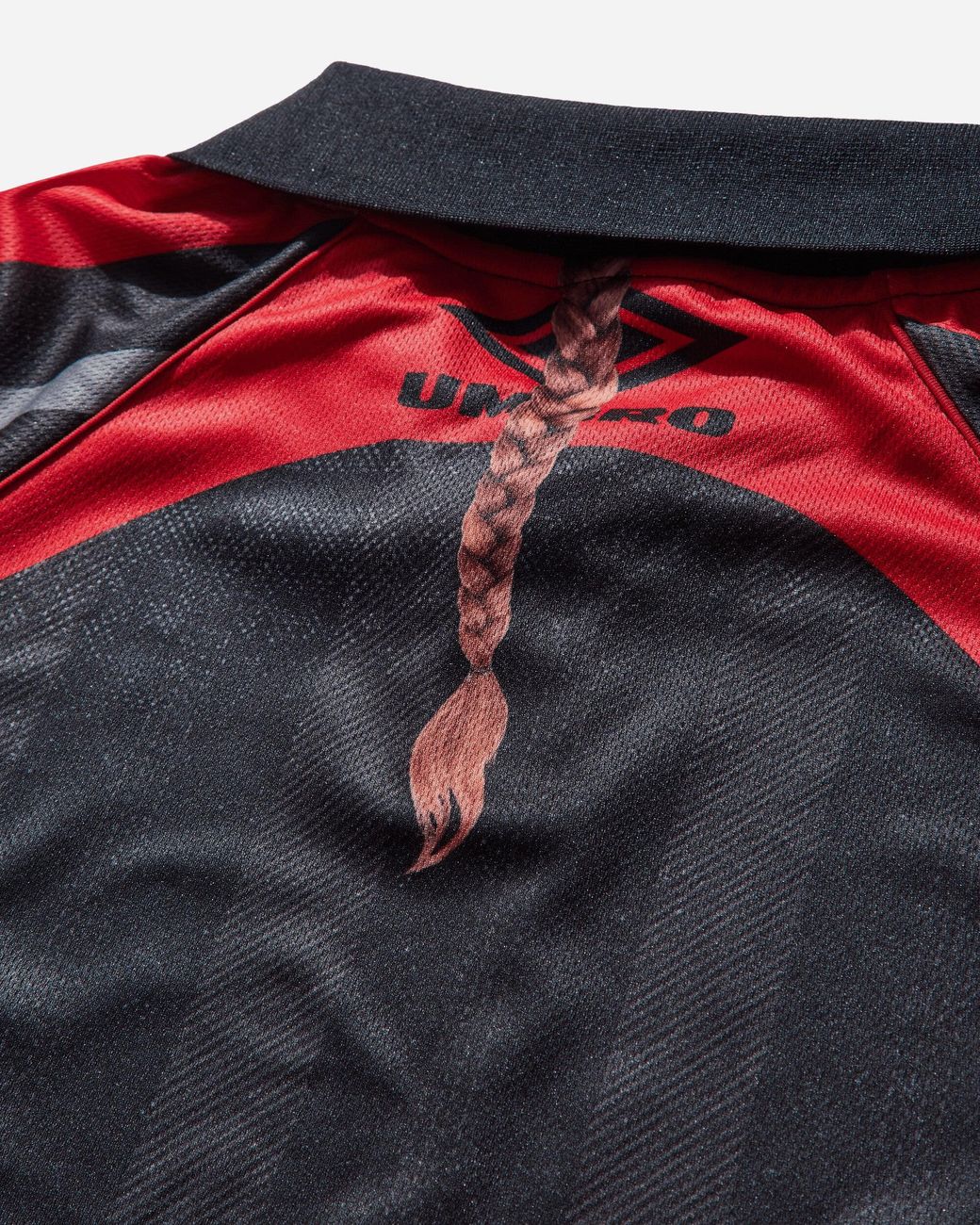Umbro Men S 01 03 Polo Black / Red for men