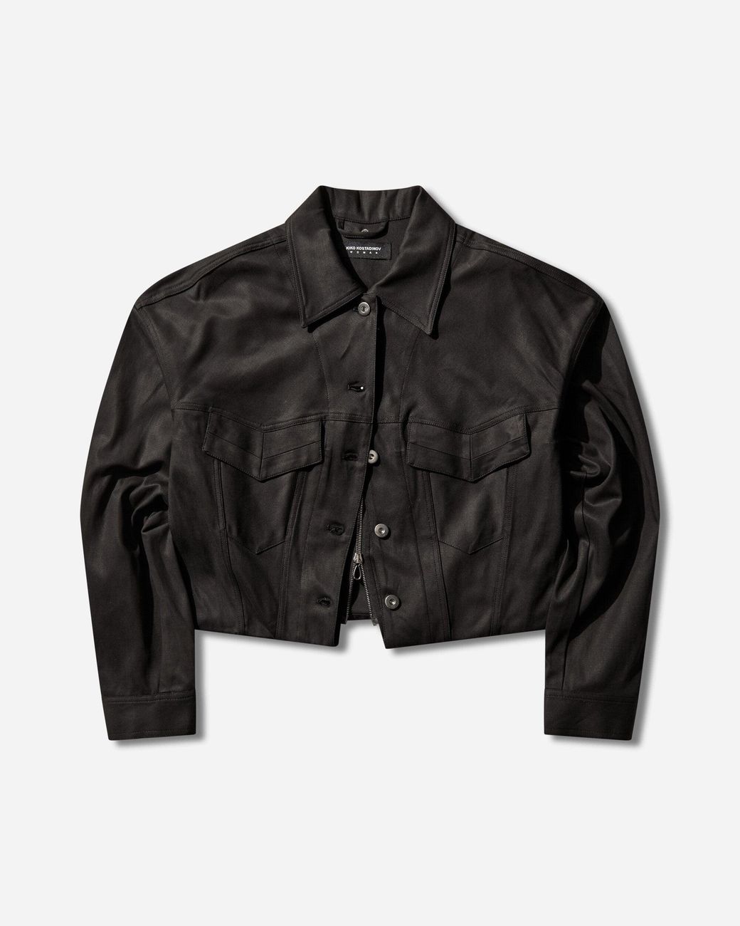 Kiko Kostadinov Black S Centennial Jacket Washed Anthracite