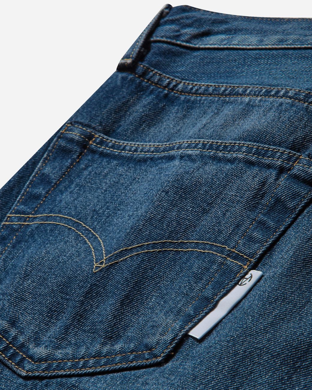 Levi's Blue Slam Jam 501 1955 Custom Jeans Stone Washed for men
