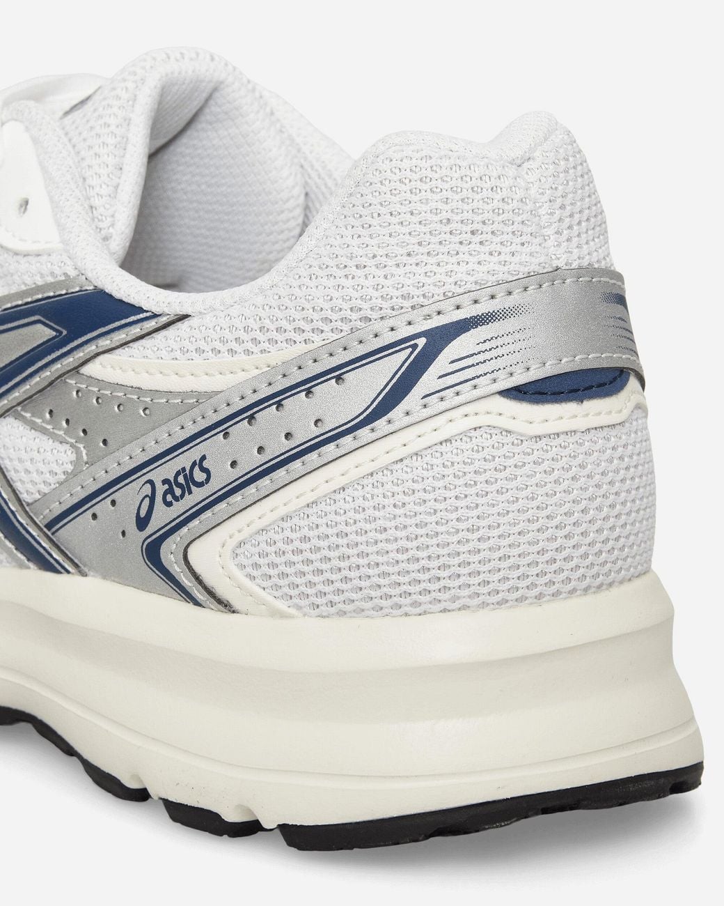 Asics White Jog 100s Sneakers / Independence Blue for men