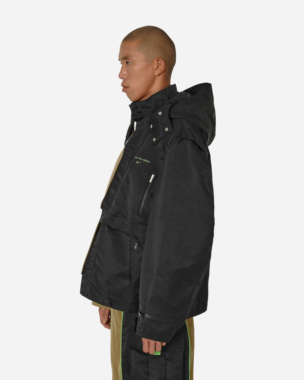 Nike Feng Chen Wang Transform Jacket Black / Khaki for Men Nike Feng Chen Wang Transform Jacket Black / Khaki for Men