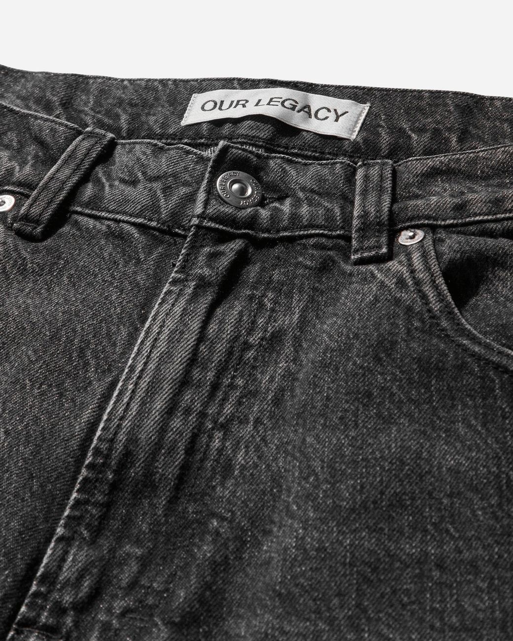 Our Legacy Gray S Third Cut Jeans Supergrey Wash for men
