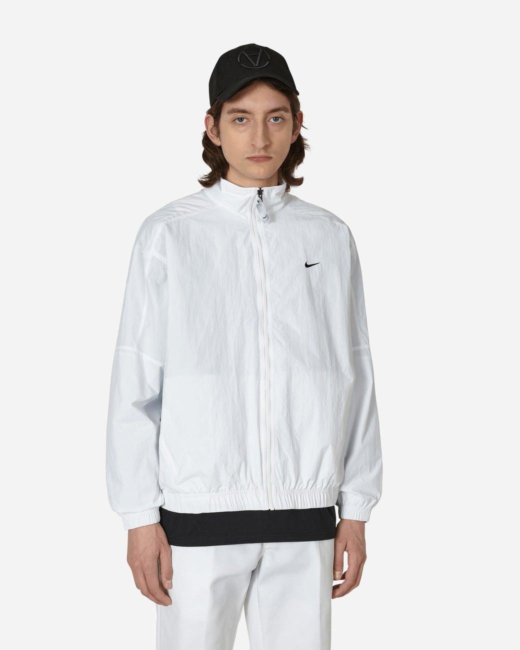 Nike Solo Swoosh Woven Track Jacket White for Men Lyst