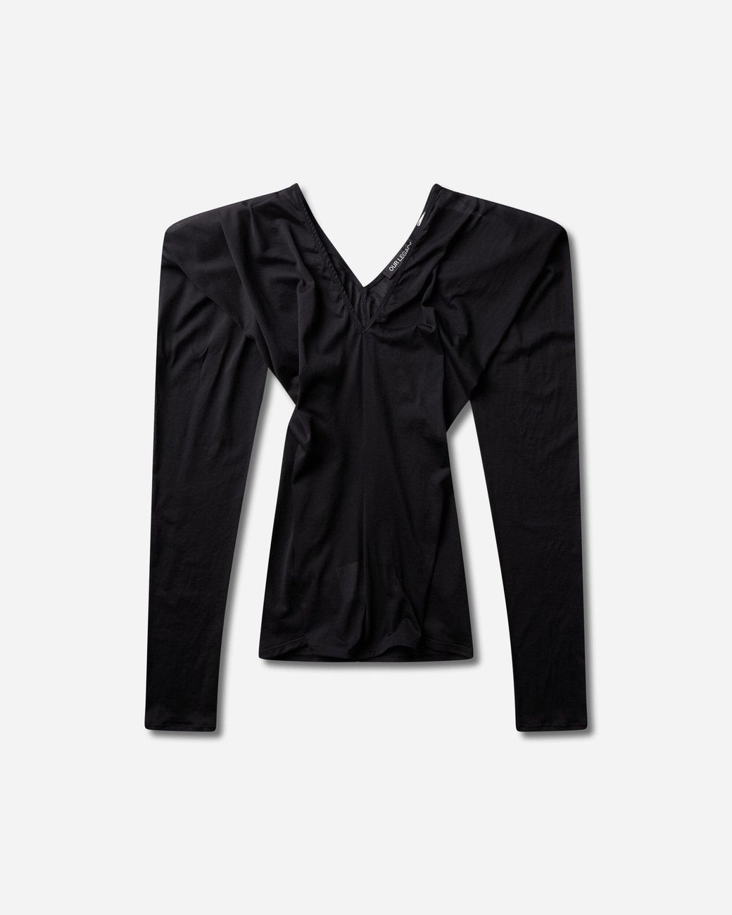 Our Legacy Black S Cheer V Neck Top