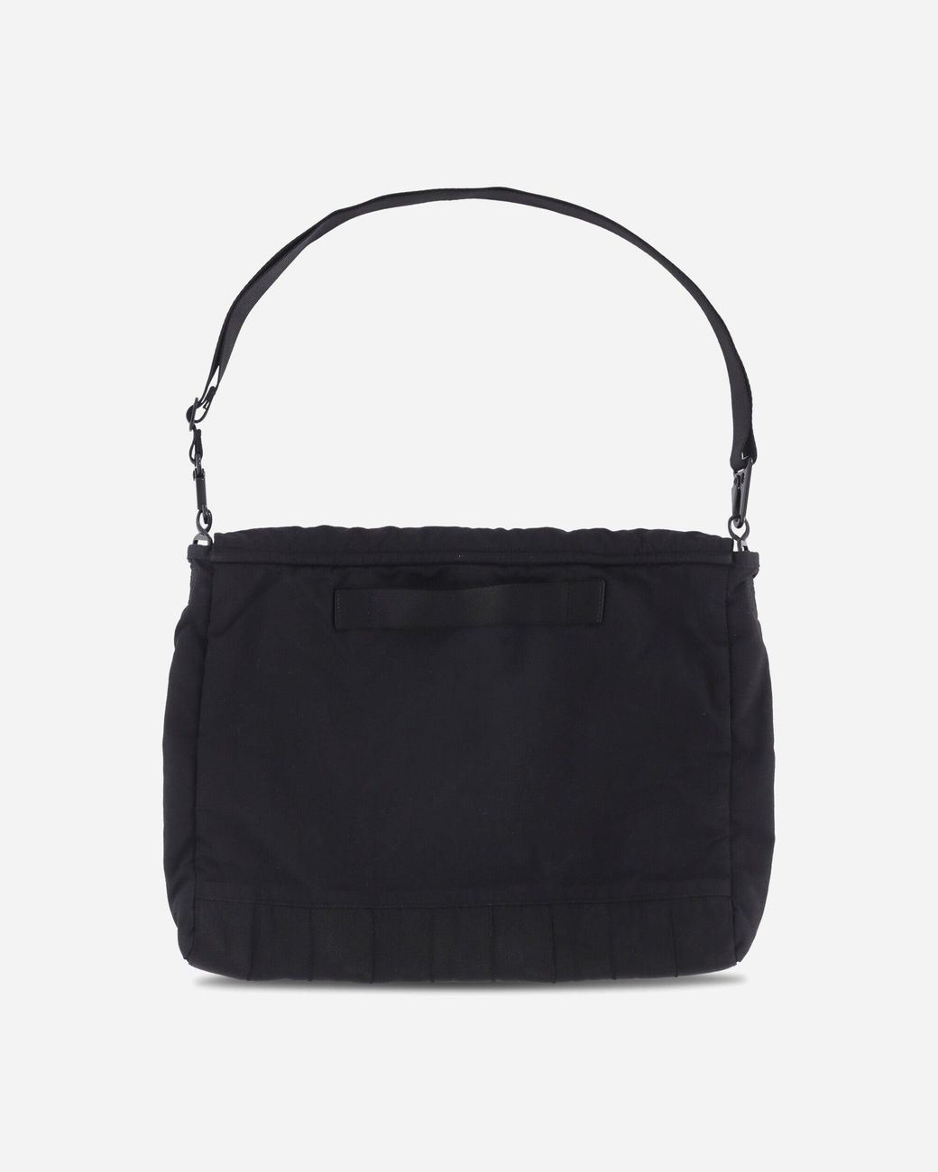 C P Company Black Herringbone Logo Bag for men