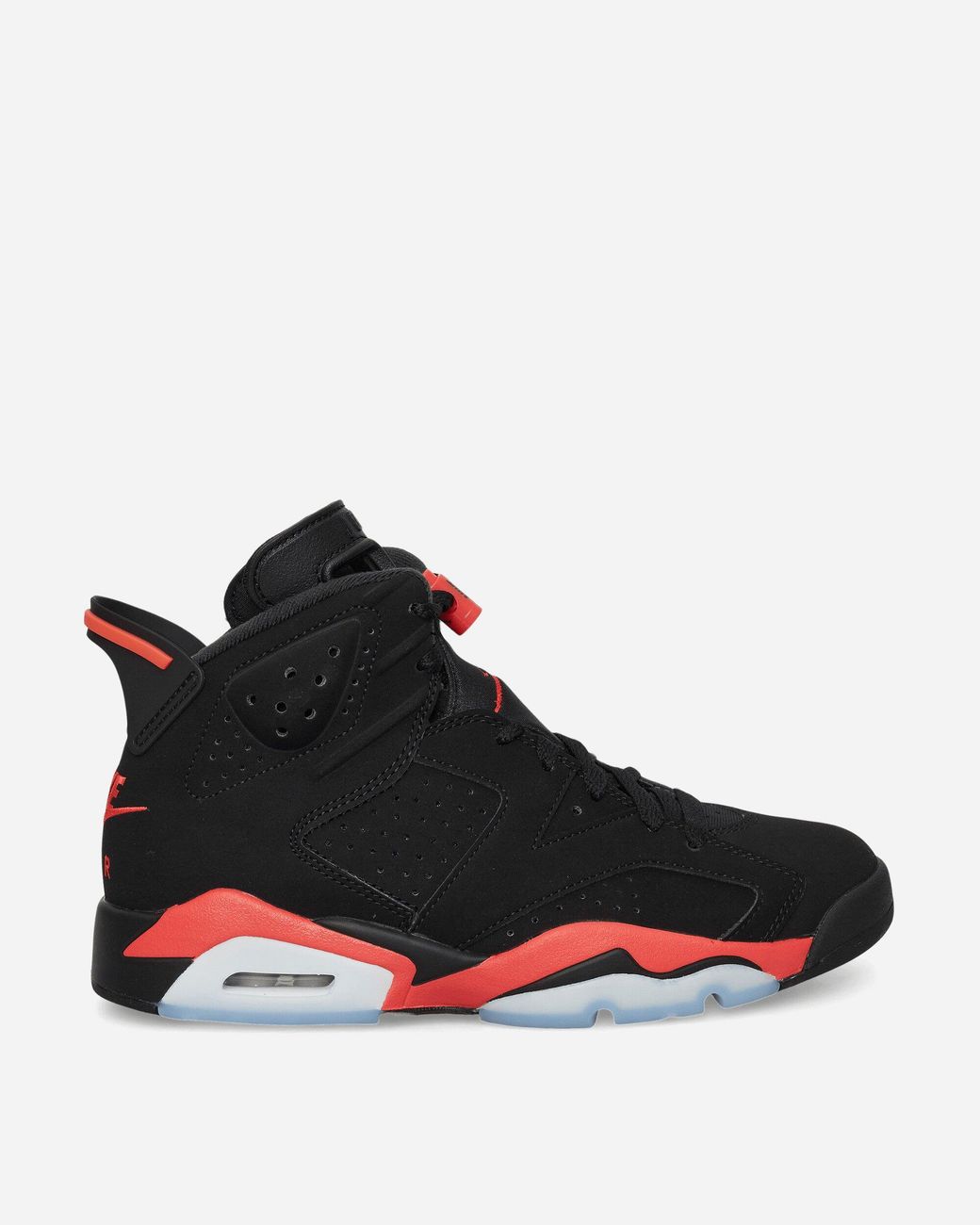 Nike Air Jordan 6 Retro Infrared Salesman Sneakers Black / Light Crimson for men