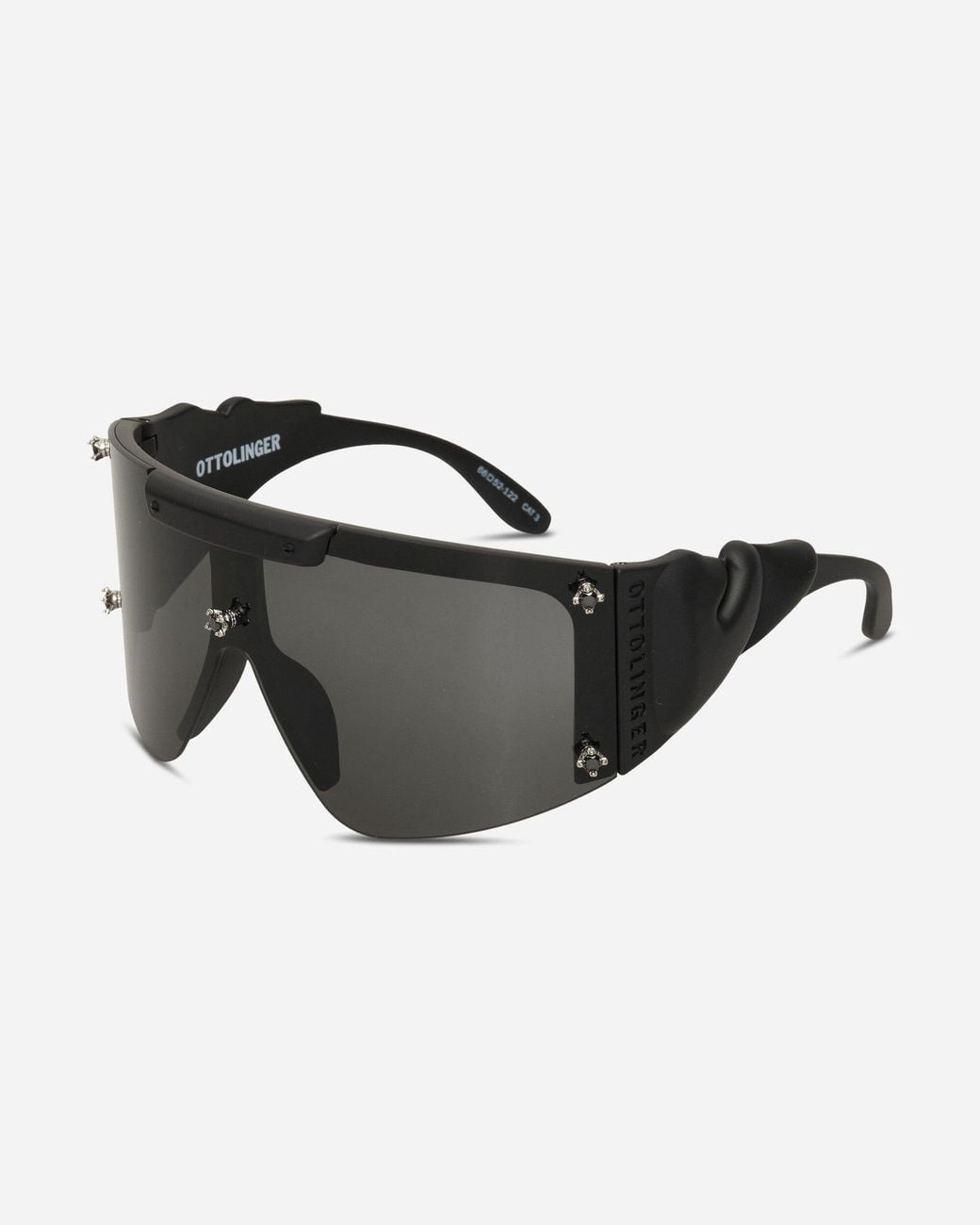 OTTOLINGER Gray Gem-Stud Knotted Sunglasses Matte