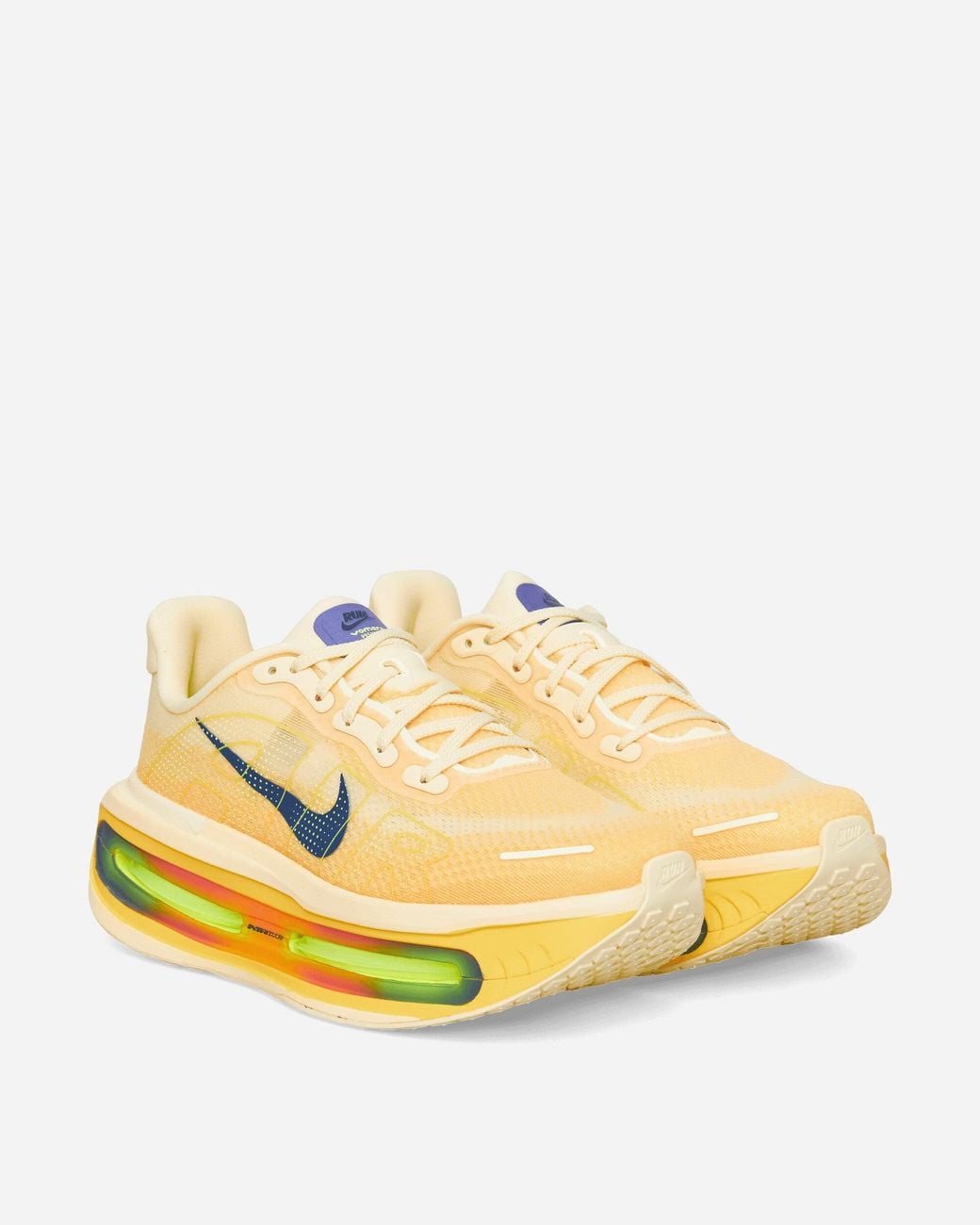 Nike Yellow Vomero Premium Sneakers Alabaster / Citron Pulse / Hyper Violet / Blue Void for men