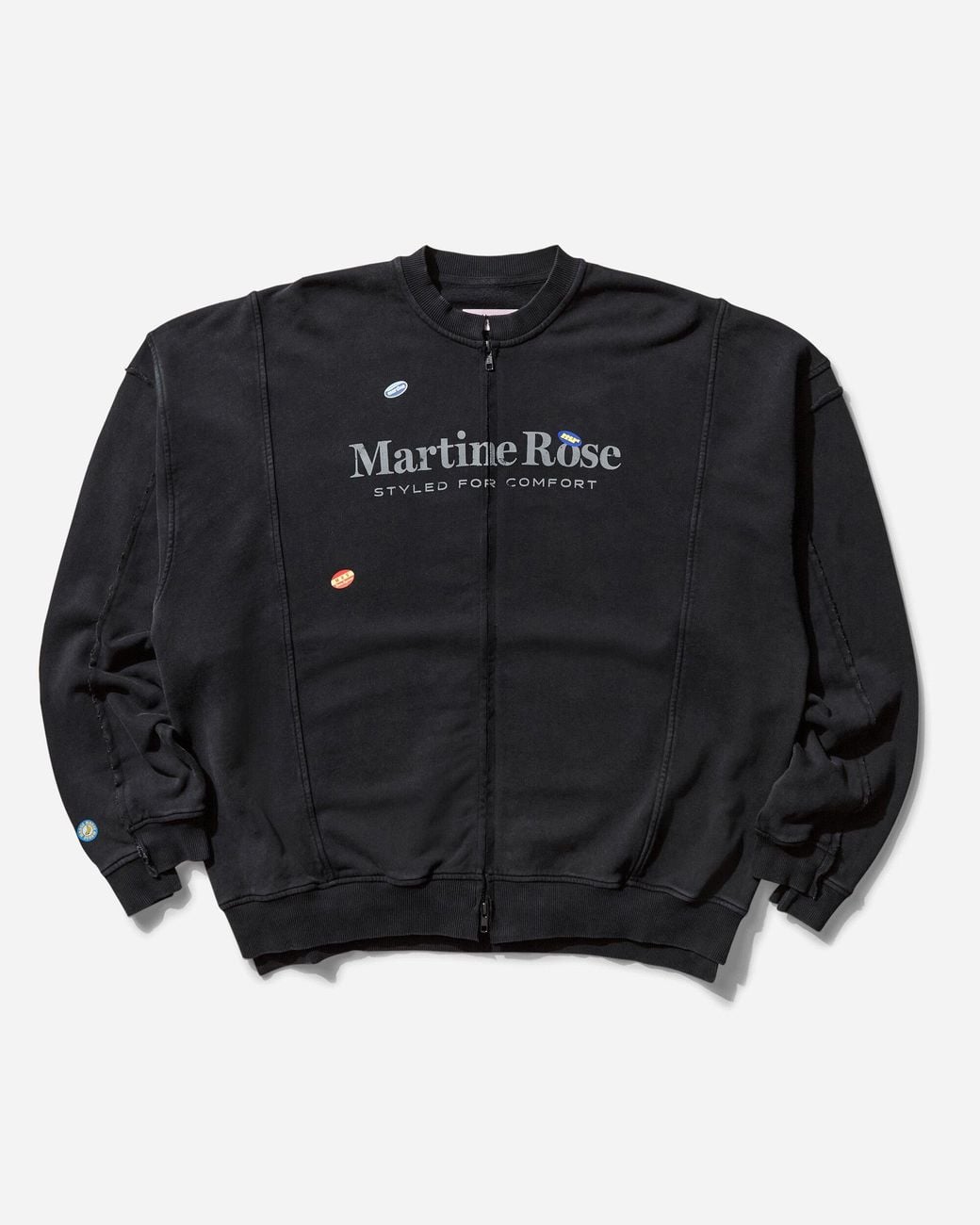 martine-rose-Black-Men-S-Zip-