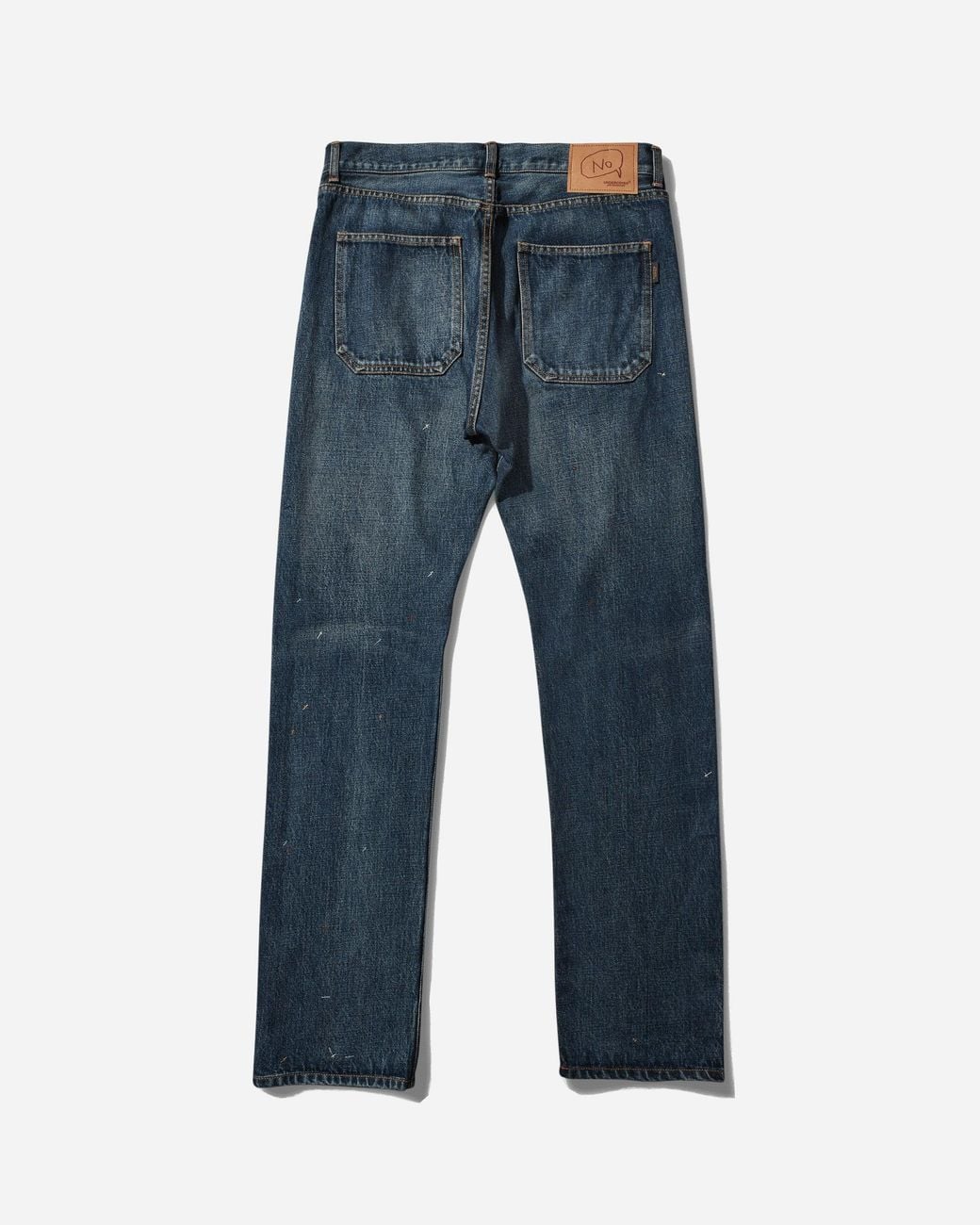 Undercover S Cross Embroidery Distressed Denim Pants Light in Blue