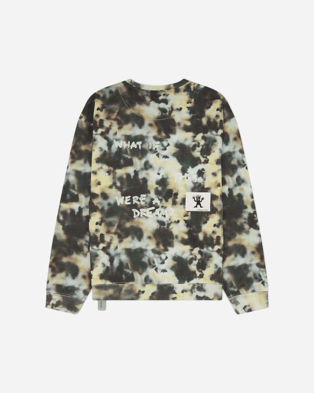 Oamc Peacemaker Green Men S Loose Fit Crewneck Sweatshirt Military Camo for men