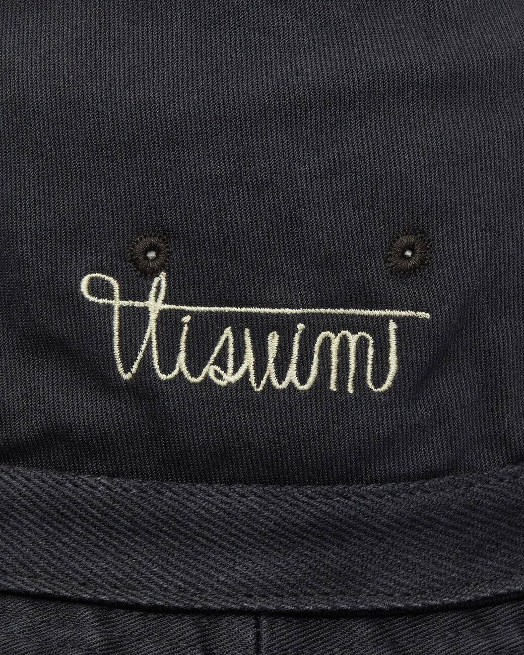 Visvim Black Buckley Cap (damaged) for men