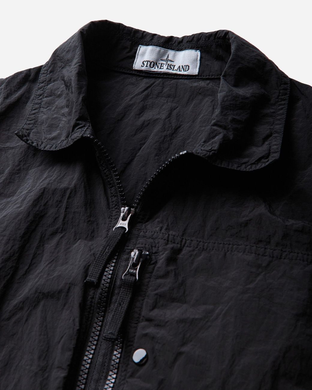 Stone Island Black S Nylon Metal Overshirt for men