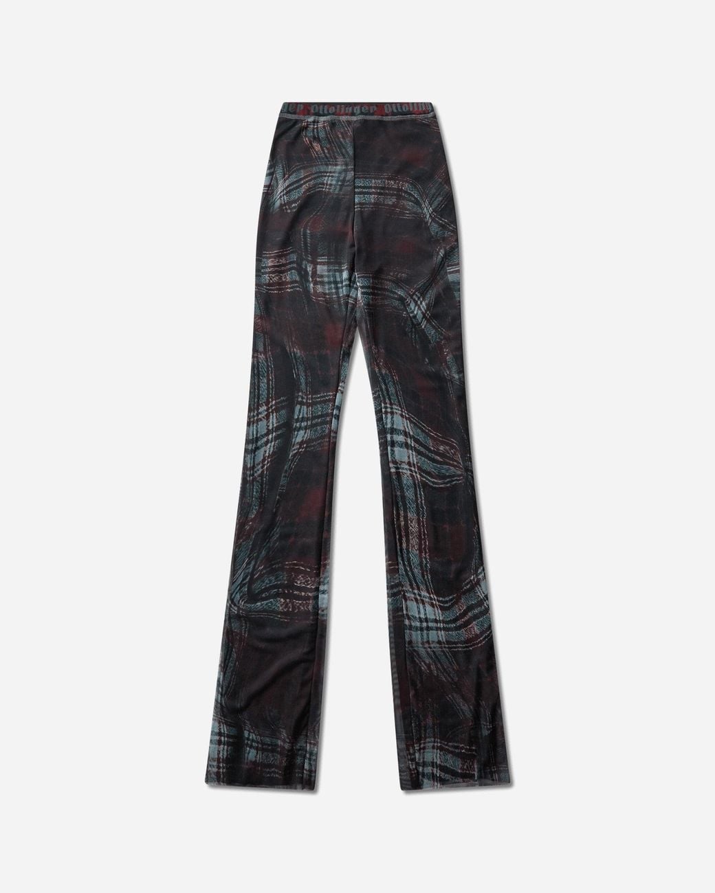 OTTOLINGER Multicolor S Signature Mesh Pants Warped Tartan