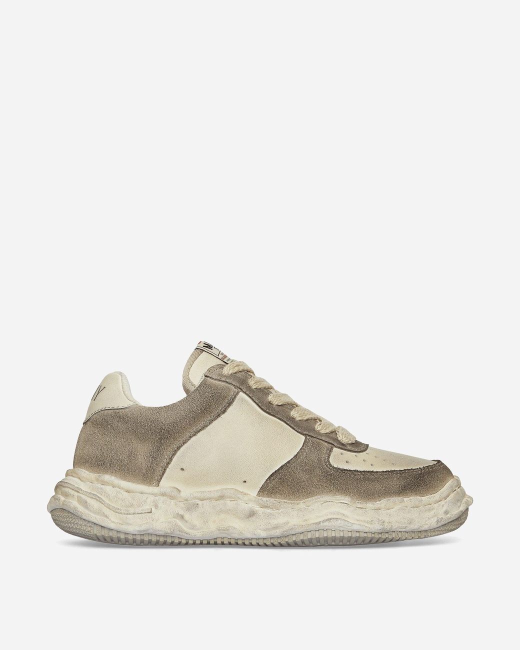 Maison Mihara Yasuhiro Wayne Og Sole Dr Leather Low Sneakers in Natural for  Men | Lyst Australia