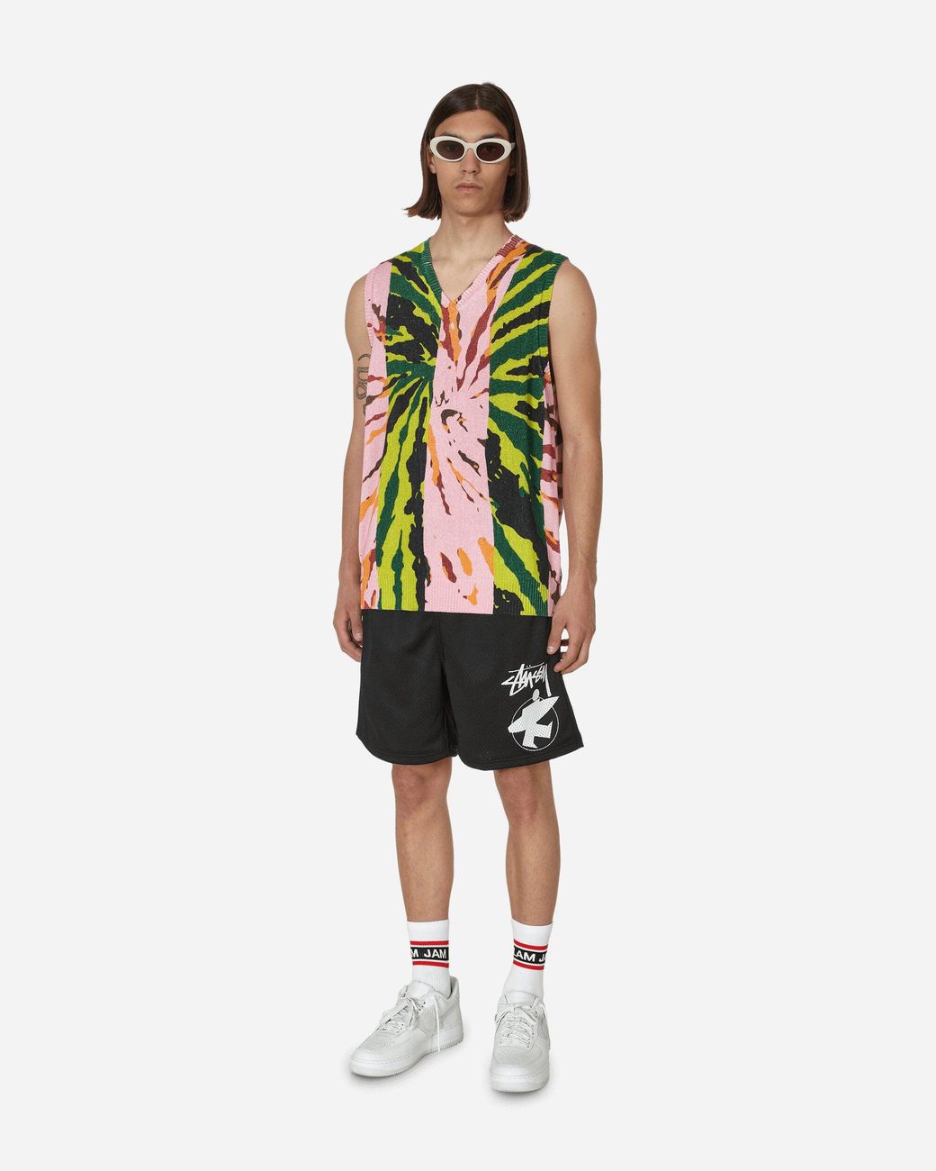Stussy Surfman Mesh Shorts in Black for Men | Lyst