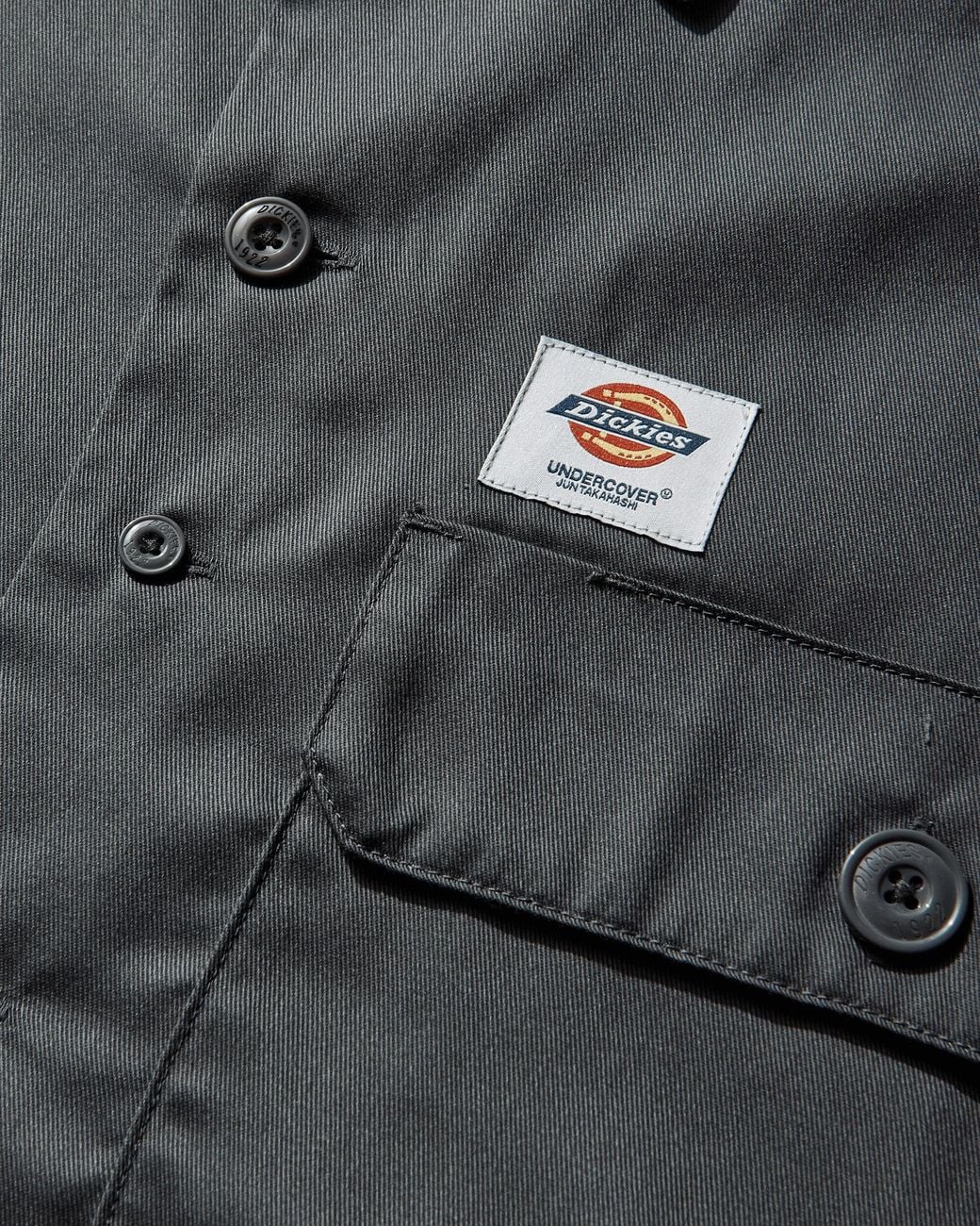 Undercover Gray Men S Dickies Work Shirt Charcoal for men