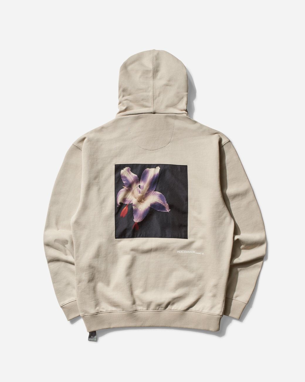 Oamc Peacemaker Natural Flower Loose Fit Hoodie Sand for men