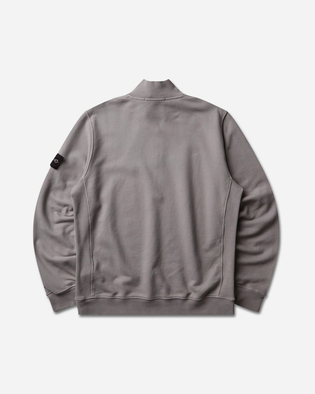 Stone Island Gray Men S Organic Cotton Fleece Half-zip Sweatshirt for men