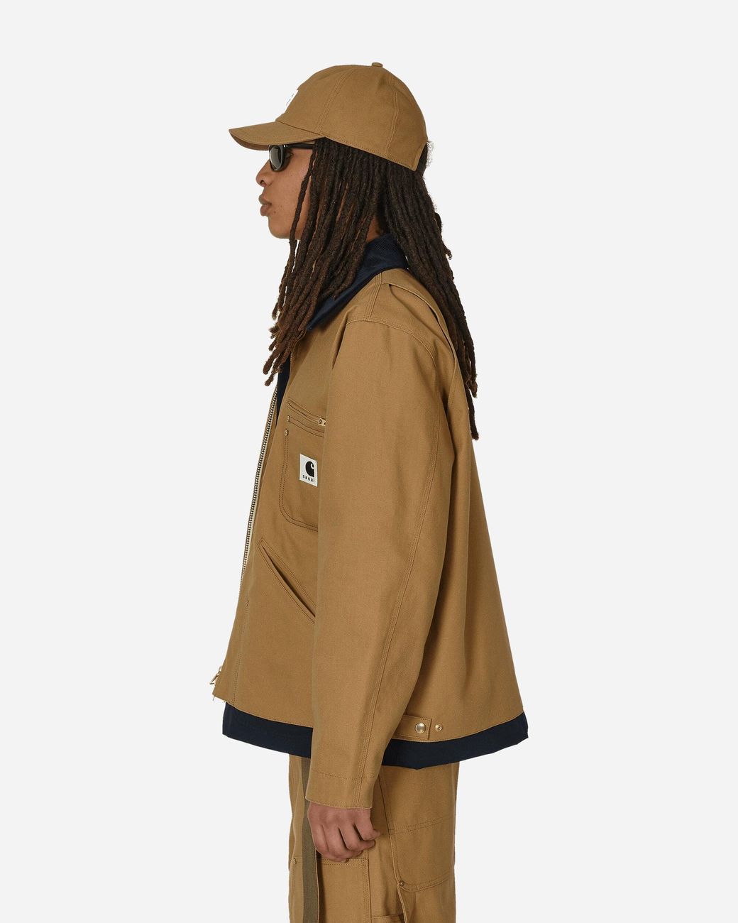 Sacai Carhartt Wip Reversible Duck Jacket / Navy in Natural Sacai Carhartt Wip Reversible Duck Jacket / Navy in Natural
