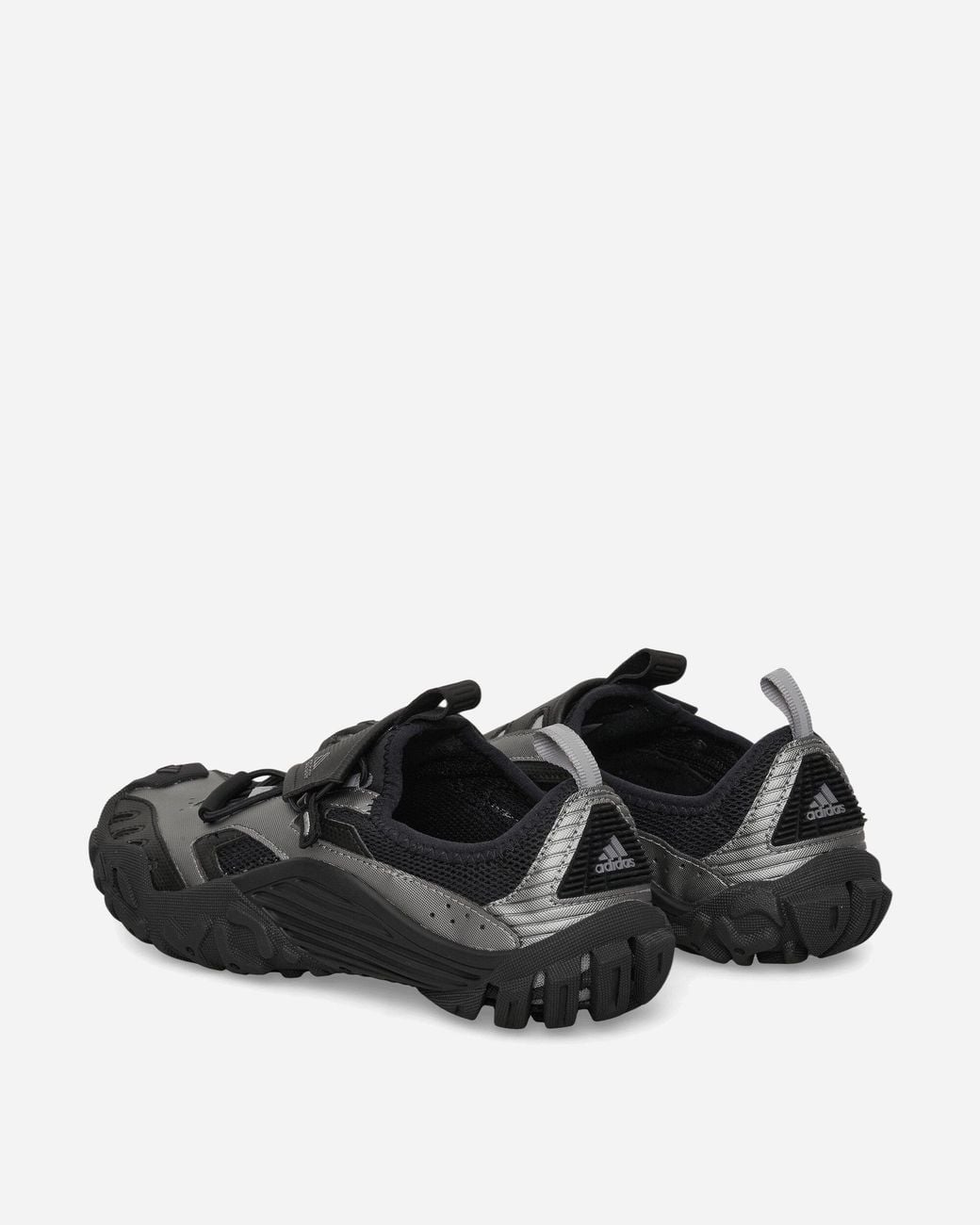 Adidas Black Pharrell Williams Virginia Water Moc Shoes Core / Iron Metallic / Silver Metallic for men