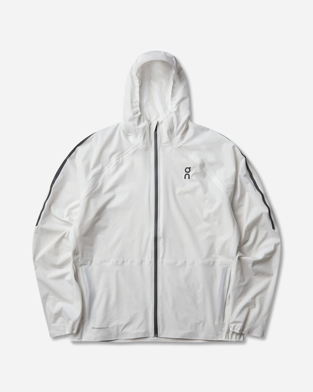 On Shoes Gray Performance Jacket Waterproof Frost for men