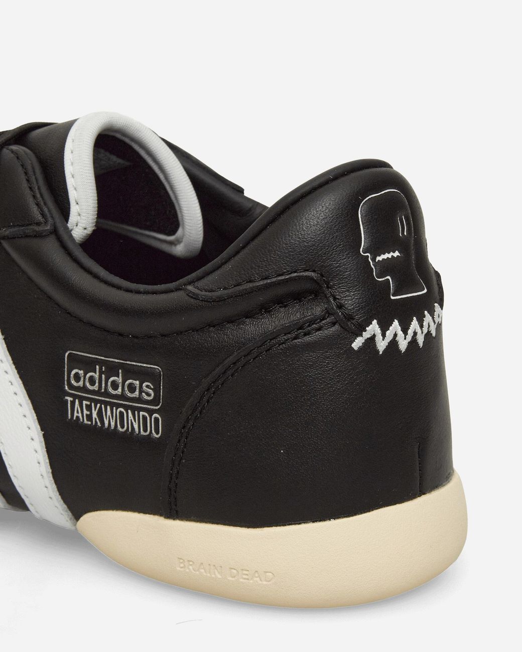 Adidas Originals Black Brain Dead Edition Taekwondo Sneakers for men