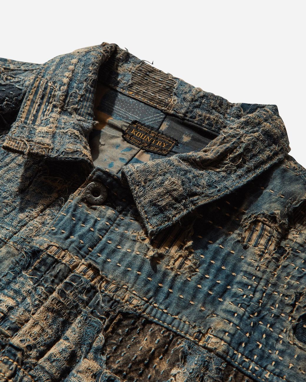 Kapital Green Men S Boro Spring 1st Jacket Indigo for men