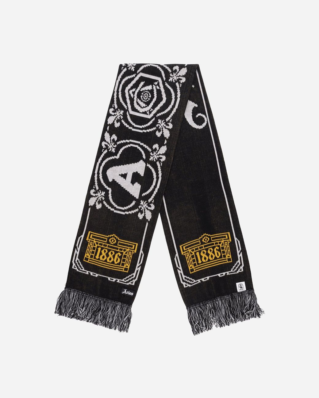 超特価激安 White in Scarf Logo Bust Arsenal Aries for Lyst | Men 小物