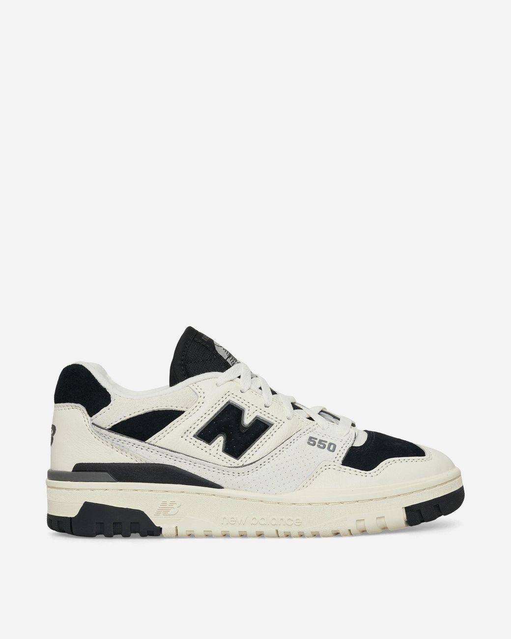 New Balance White 550 Sneakers Sea Salt / Black for men