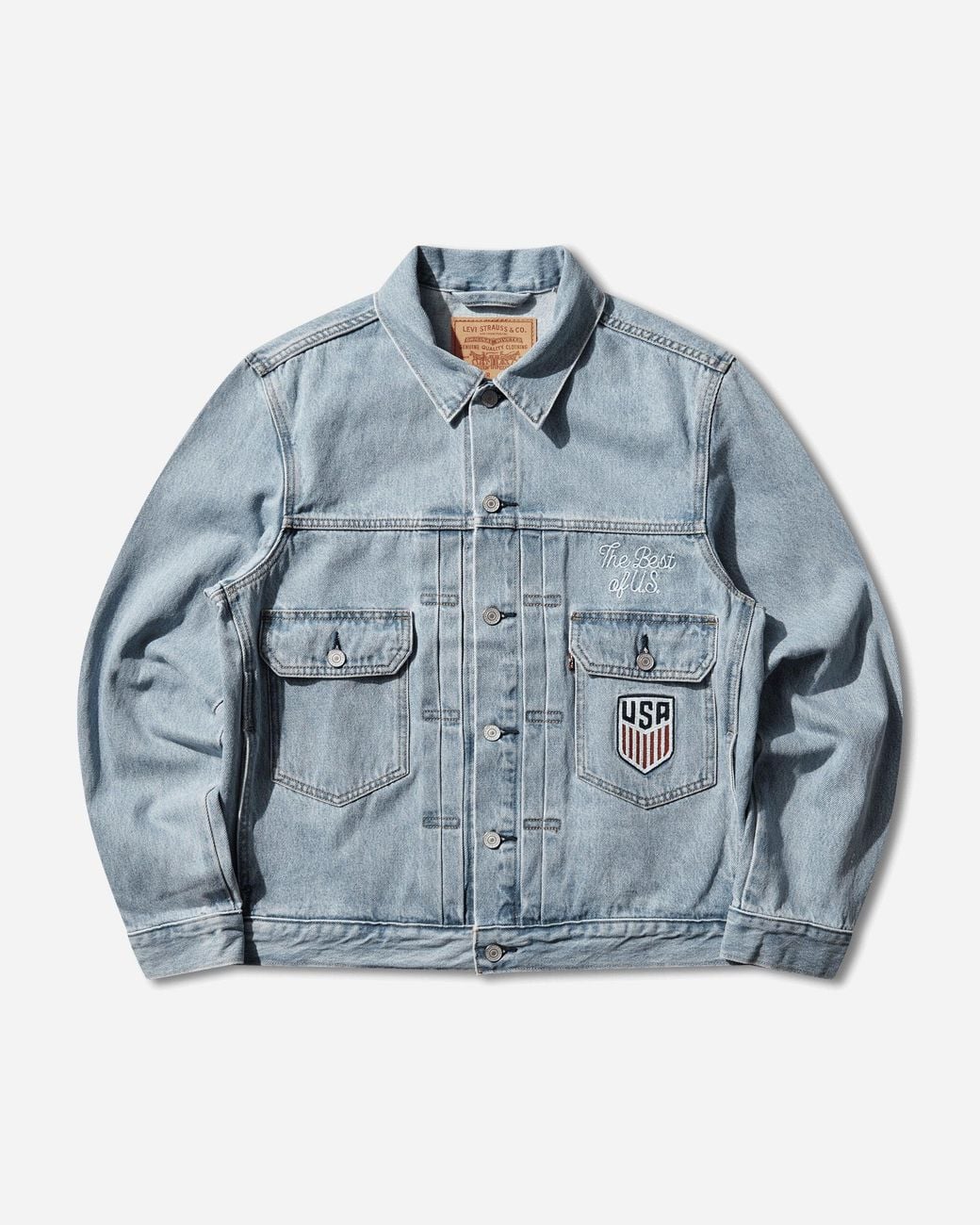 Levi's Blue S U.S. Soccer Type Ii Trucker Jacket for men