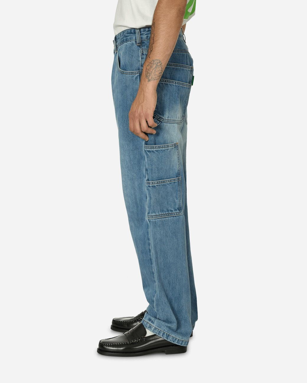 Mister Green Blue Selvedge Utility Jean Stone Wash for men