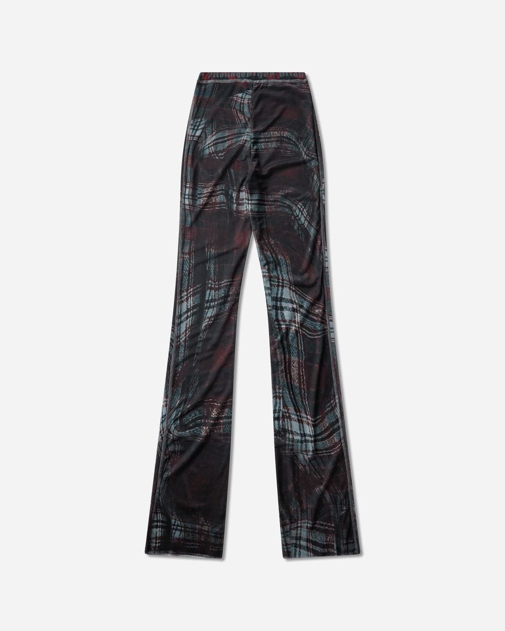 OTTOLINGER Multicolor S Signature Mesh Pants Warped Tartan