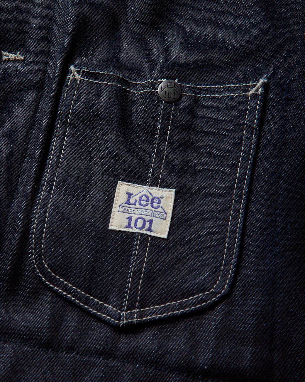 Lee Jeans Blue S 101 Relaxed Chore Jacket Heavyweight for men