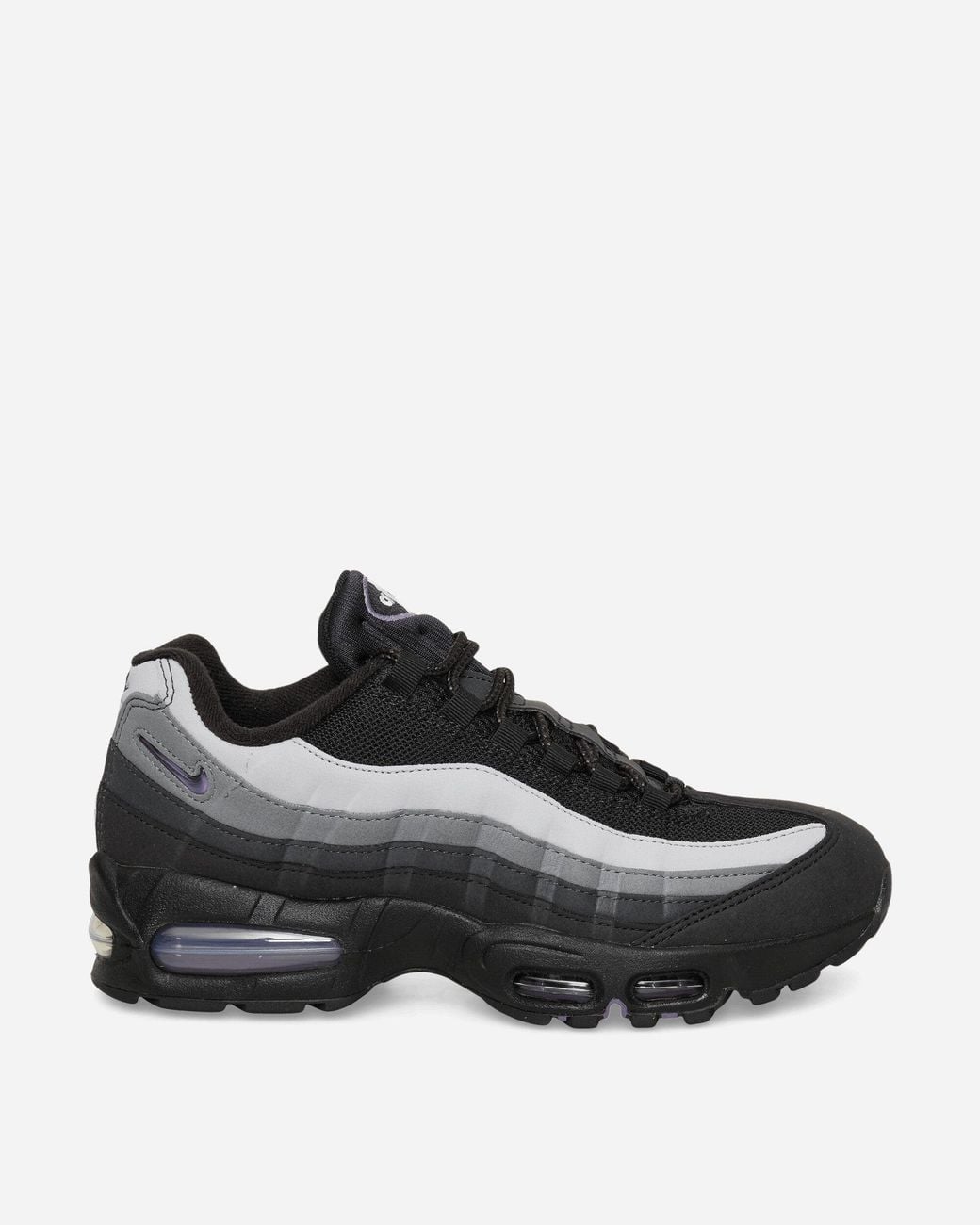 Nike Black Air Max 95 Big Bubble Premium Sneakers for men