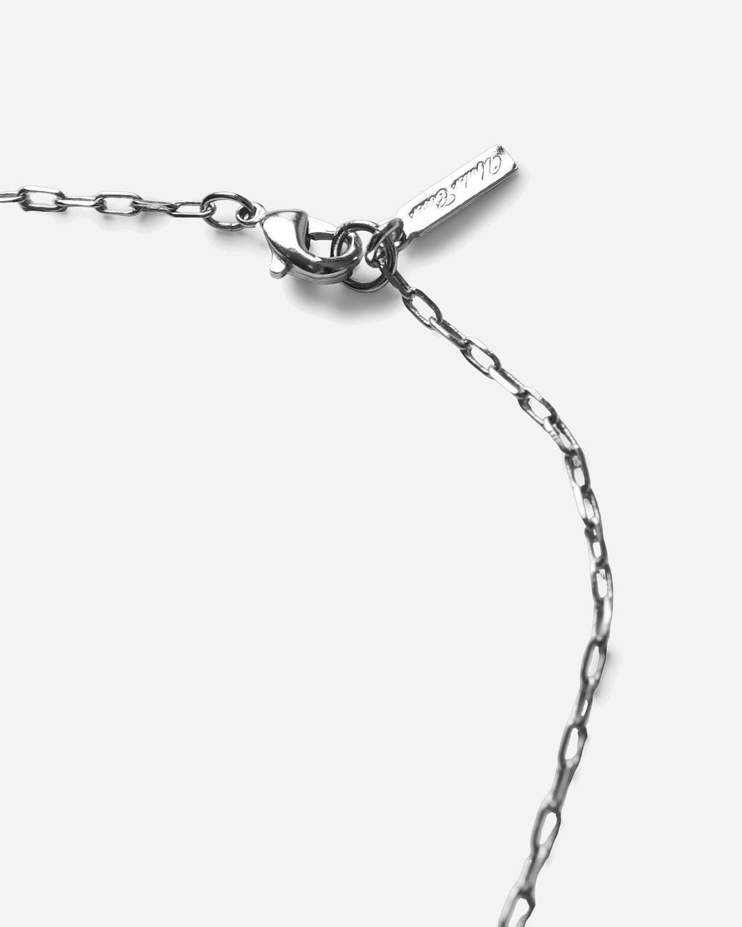 Undercover White Razor Blade Neckalce for men